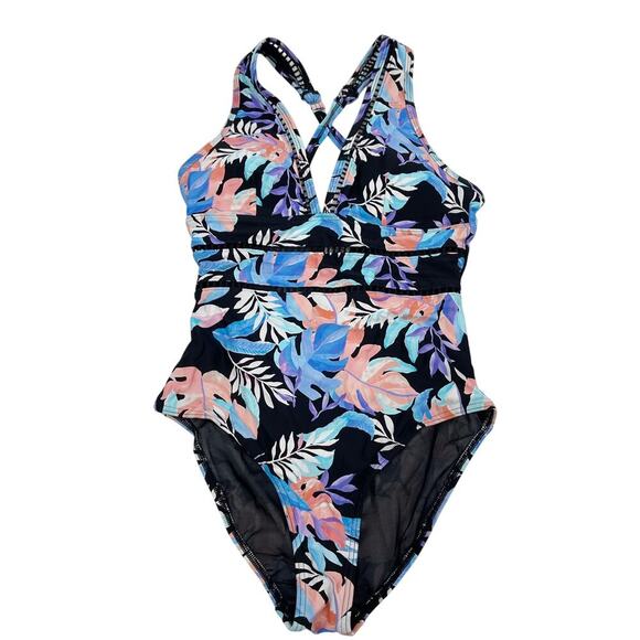 Sea Level Australia Botanica Spliced One Piece Floral Swimsuit Size US 4 NEW - Picture 3 of 7
